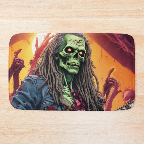 Item preview, scary zombie playing guitar, rock star designed and sold by Mauswohn.