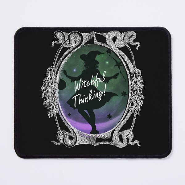 Item preview, Spooky Halloween Cute Magical Witchful Thinking Witch designed and sold by Cute & Sassy Custom Gifting Boutiques.