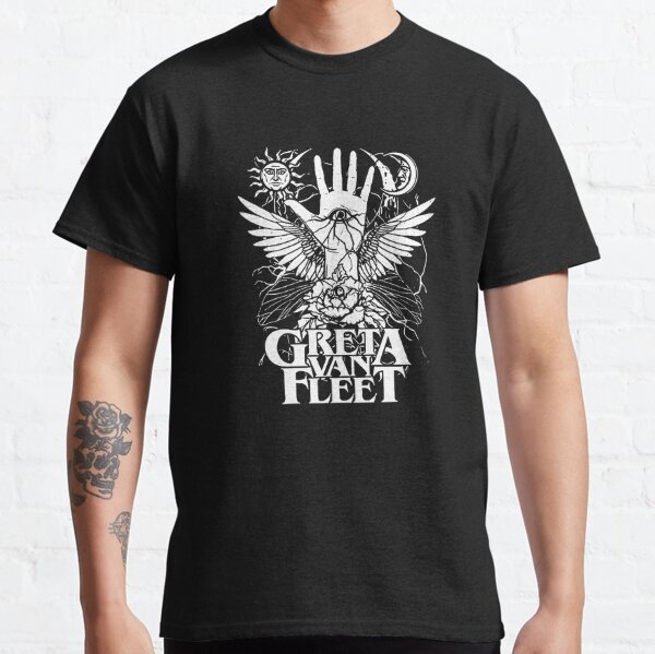 Greeta van fleet6 Greta Van Fleet Shirt, Retro Musical Shirt, Greta Van Fleet Rock Band Shirt, Boho Vintage Musician Shirt, Retro Greta Van Fleet T-shirt Tee Classic T-Shirt
