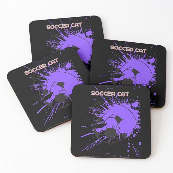 Item preview, soccer cat designed and sold by CuteCatsCoffee.