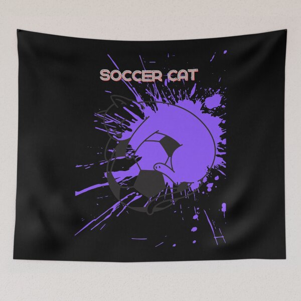 Item preview, soccer cat designed and sold by CuteCatsCoffee.