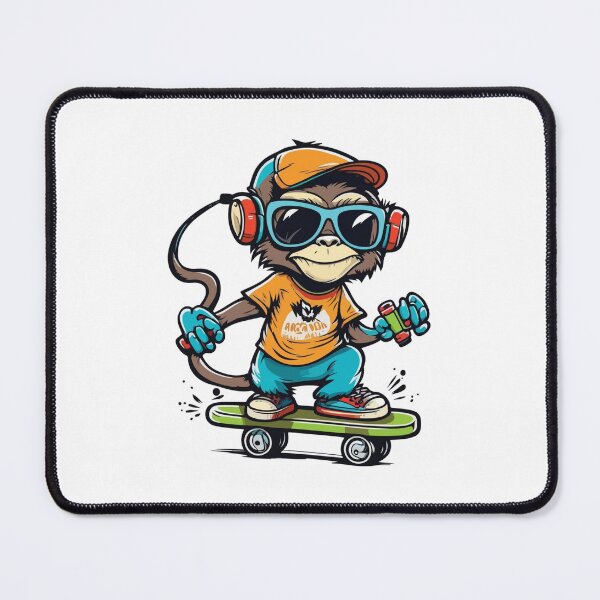 Item preview, Skateboarding Monkey designed and sold by OrganicCharm.