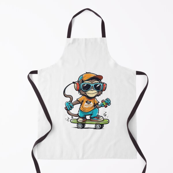 Item preview, Skateboarding Monkey designed and sold by OrganicCharm.