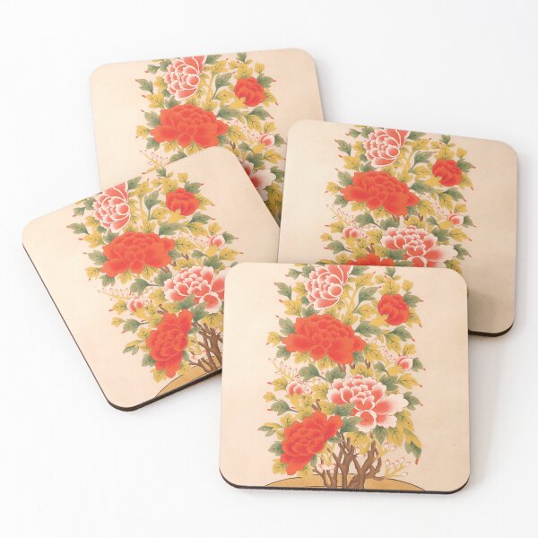 Item preview, Korean Traditional Peonies designed and sold by VeronicaPrint.