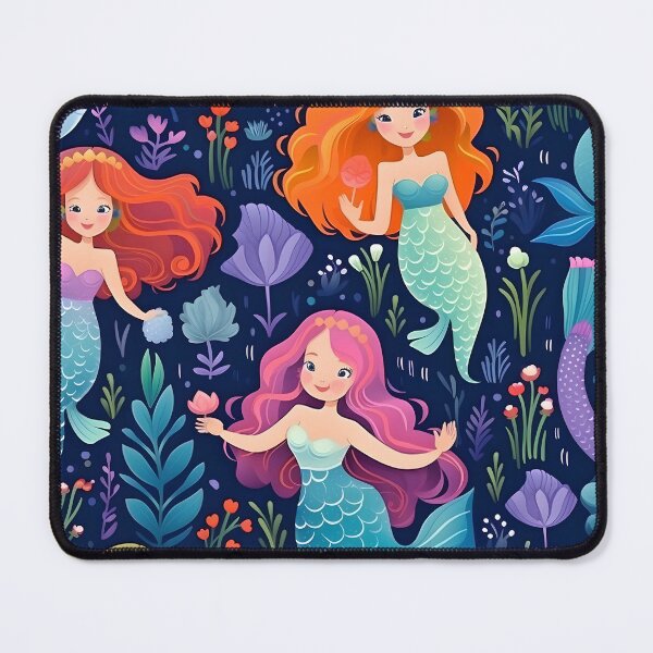 Item preview, Beautiful colorful mermaids designed and sold by grebie.