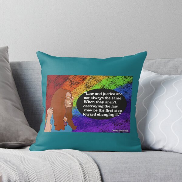 Item preview, Cita de Gloria Steinem - Ley y justicia designed and sold by DulceAldana.