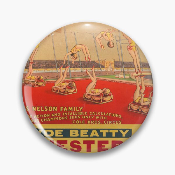 Item preview, STK501892A-Vintage circus poster showing family of acrobats. designed and sold by StocktrekImages.