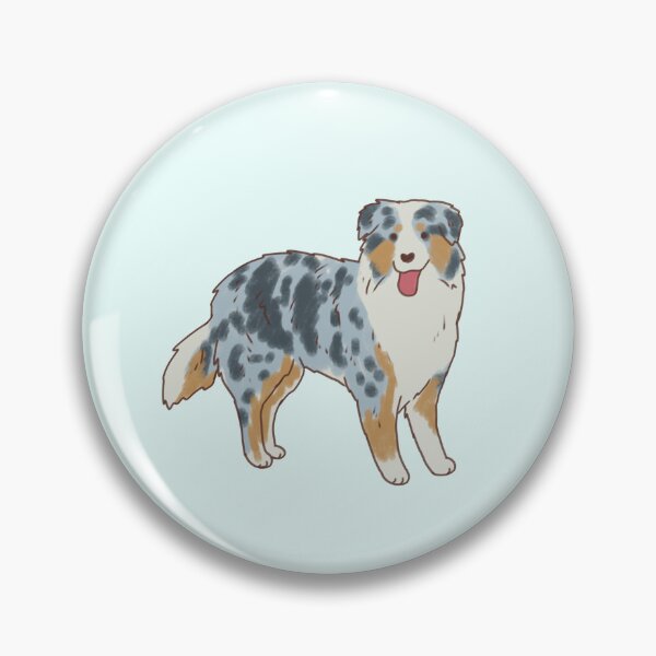 Item preview, australian shepherd art  designed and sold by Mayarart.