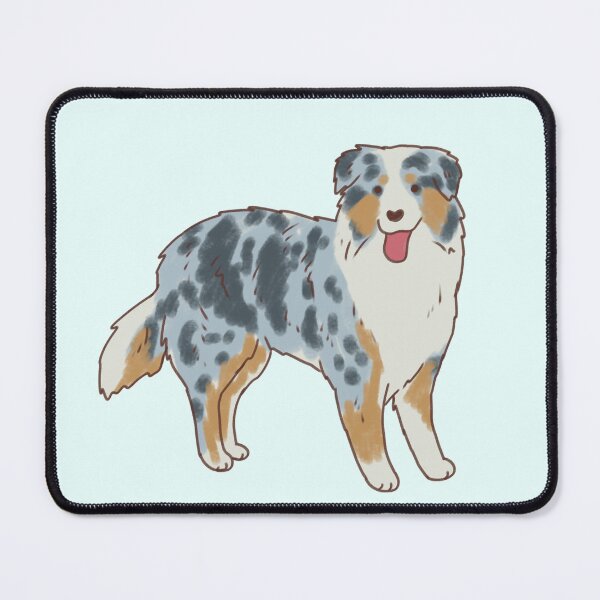 Item preview, australian shepherd art  designed and sold by Mayarart.