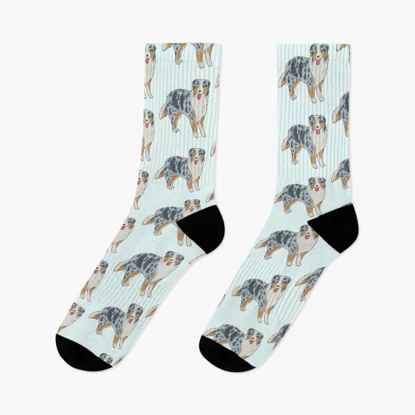 Item preview, australian shepherd art  designed and sold by Mayarart.