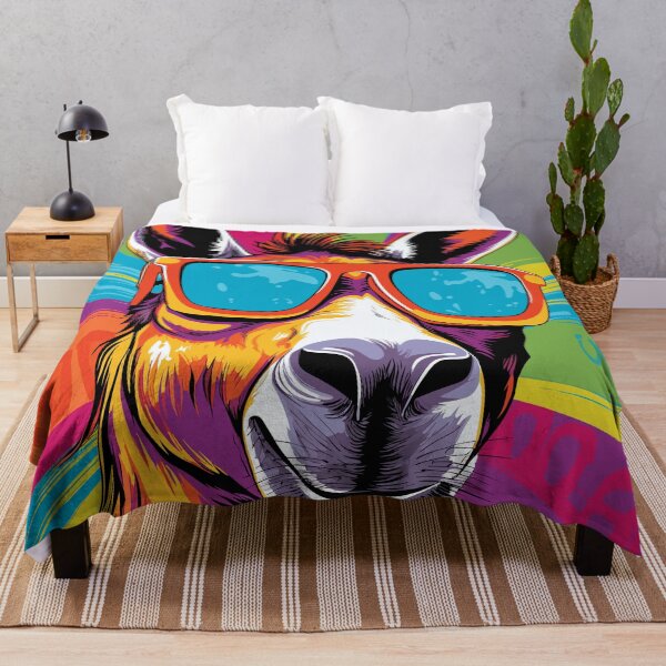 Item preview, Pop Art Donkey: Merging Spanish Culture and Modern Aesthetics designed and sold by TheFrenchVegan.