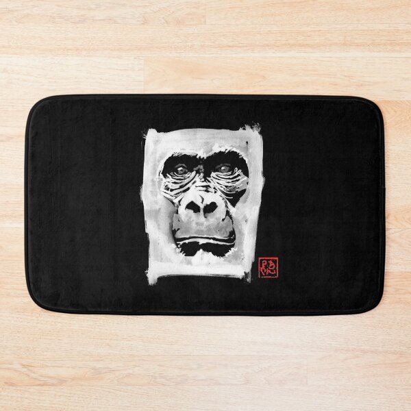 Item preview, gorilla white in black designed and sold by pechane.