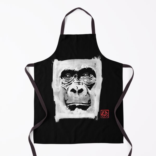 Item preview, gorilla white in black designed and sold by pechane.