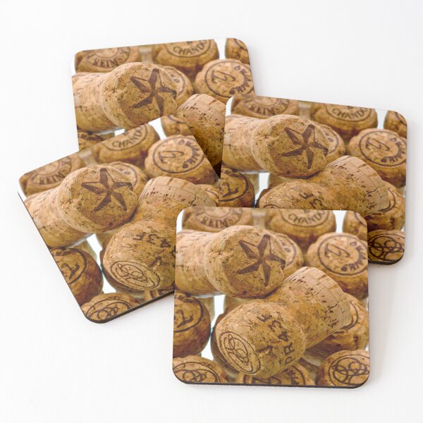 Item preview, Popped corks from celebratory sparkling wine. designed and sold by bailey-cooper.