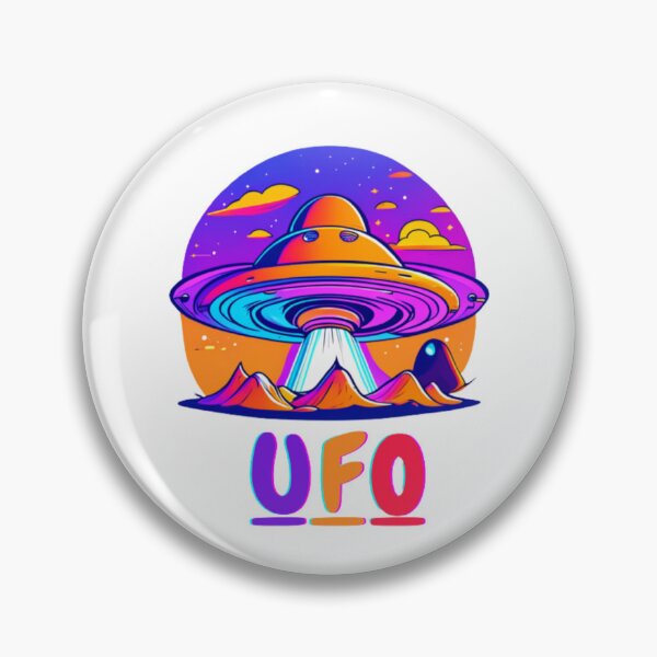 Item preview,  Unidentified flying object (UFO) illustration designed and sold by 1DreamerShop.