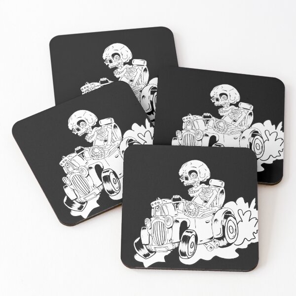 Item preview, Skeleton Driving a Hot Rod  designed and sold by SilentlyRob668.