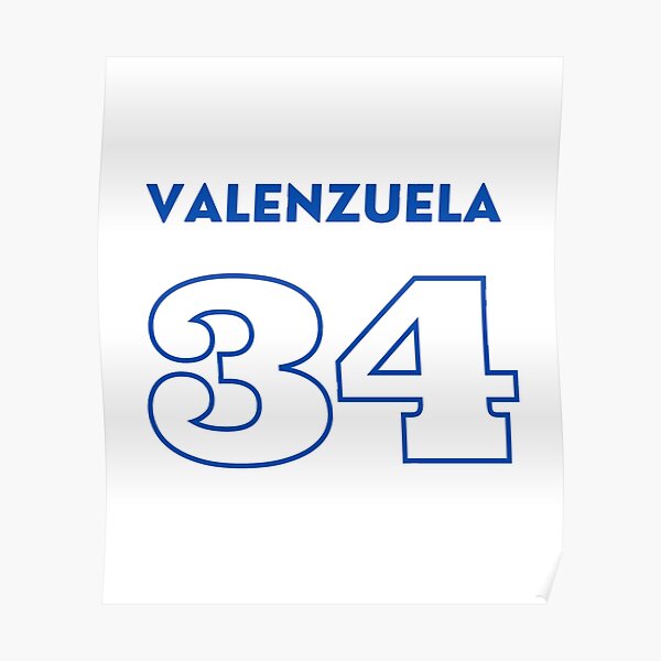 Los Angeles Dodgers Fernando Valenzuela #34 Mexican Heritage Black