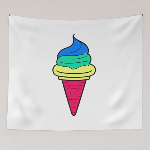 Item preview, Rainbow Swirl Delight - Ice Cream designed and sold by ArchieDid.