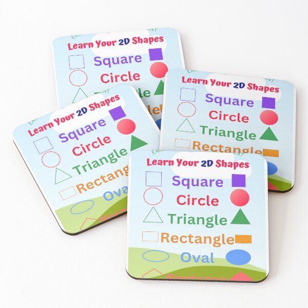 Item preview, 2D Shapes Classroom Posters & other school learning supplies  designed and sold by AlonaM.