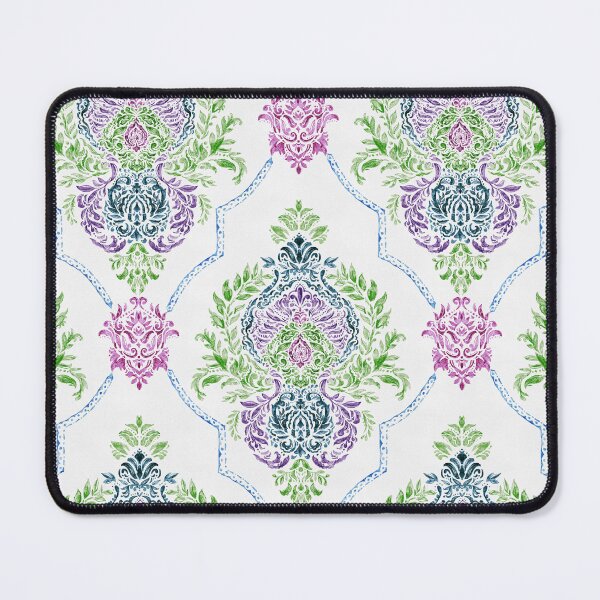 Item preview, Damask modern white designed and sold by Alessandro Remo Mazzoni Remotextiles.