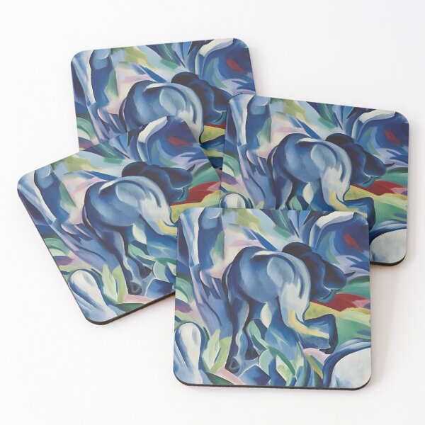 Item preview, Franz Marc Blue Horses Inspired Pattern designed and sold by Sturdust.