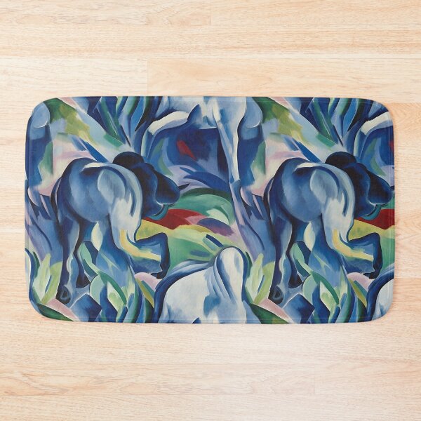 Item preview, Franz Marc Blue Horses Inspired Pattern designed and sold by Sturdust.