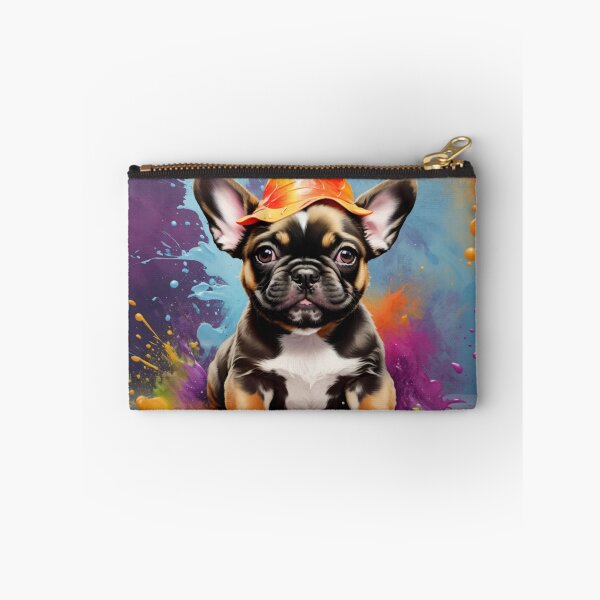Item preview, French Bulldog Puppy Portrait With A Halloween Hat designed and sold by Wolfheartart.
