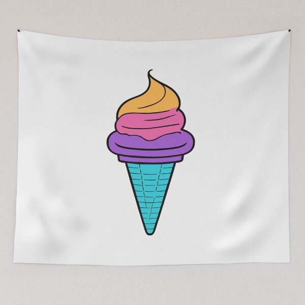 Item preview, Cotton Candy Cascade - Ice Cream designed and sold by ArchieDid.