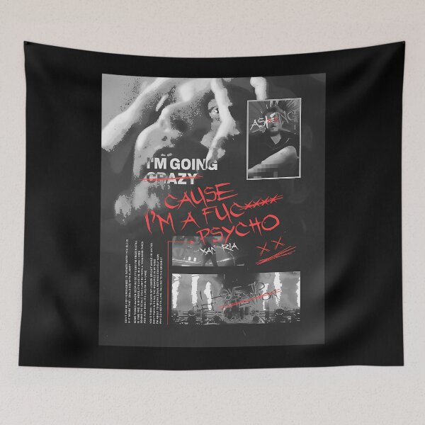 Item preview, PSYCHO asking alexandria artwork designed and sold by ChicArtmoloch.
