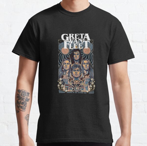 greta van fleet full moon t shirt