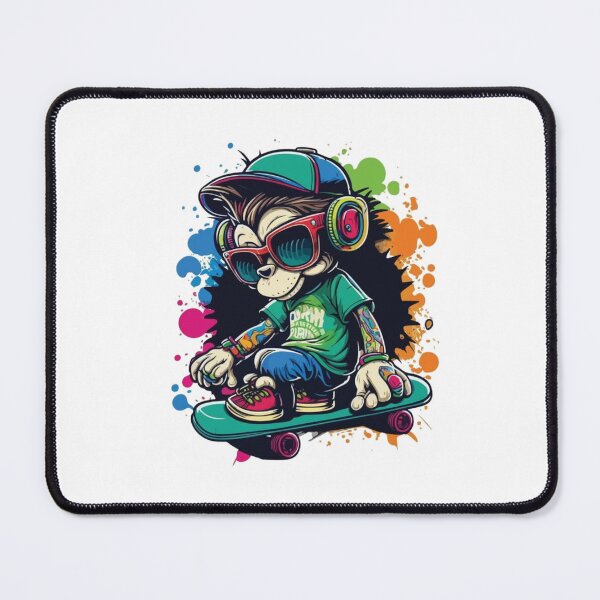 Item preview, Skateboarding Monkey designed and sold by OrganicCharm.