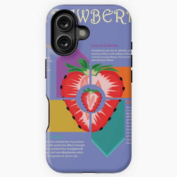 Item preview, Fruit Infographic (Strawberry) designed and sold by Jeiel07.