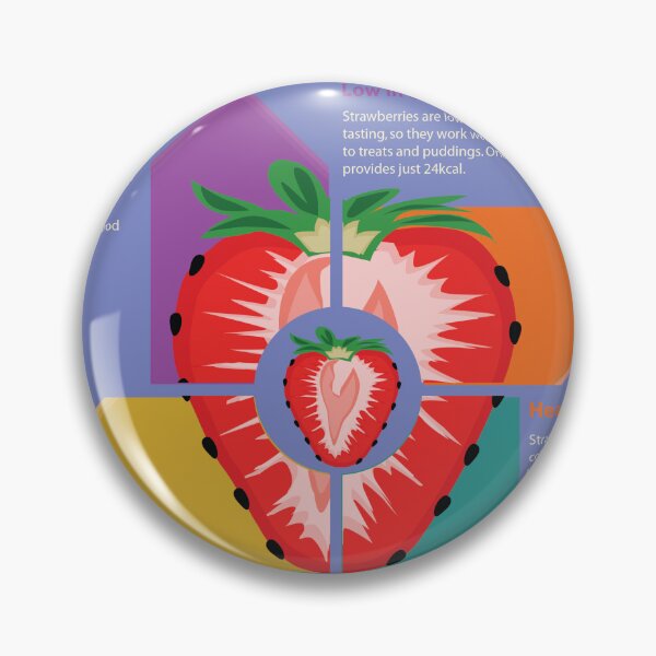 Item preview, Fruit Infographic (Strawberry) designed and sold by Jeiel07.