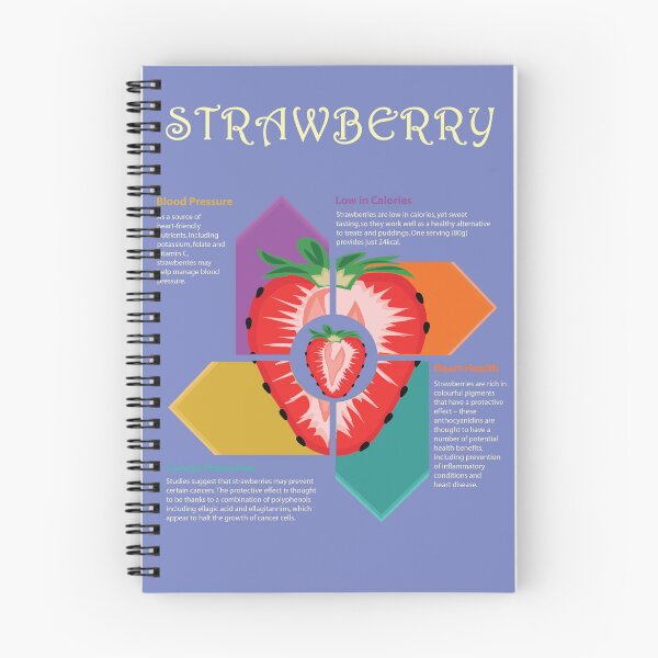 Item preview, Fruit Infographic (Strawberry) designed and sold by Jeiel07.
