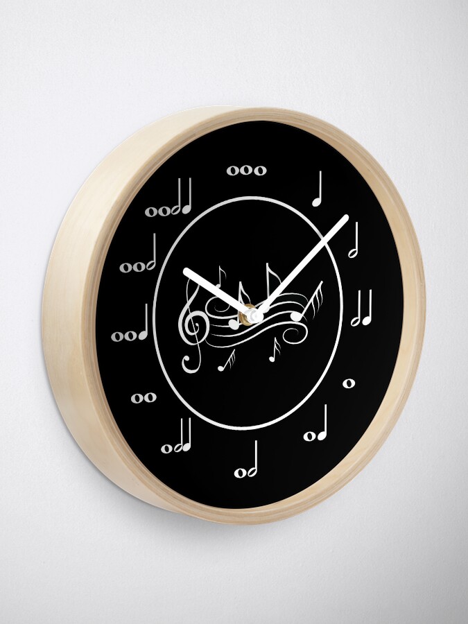 Discover Music Clock Clock
