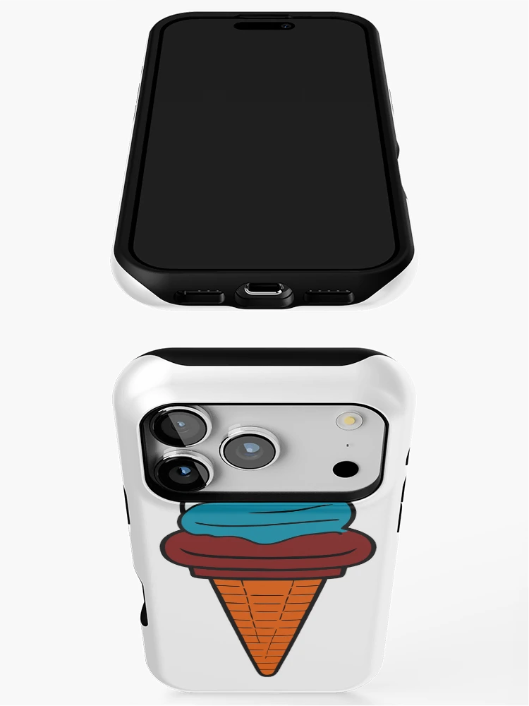 Thumbnail 3 of 4, iPhone Case, Raspberry Ripple Reverie - Ice Cream designed and sold by ArchieDid.
