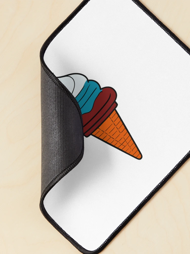 Thumbnail 2 of 5, Mouse Pad, Raspberry Ripple Reverie - Ice Cream designed and sold by ArchieDid.