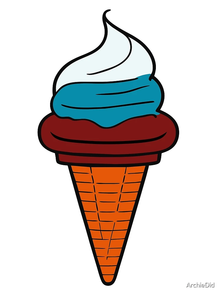 Thumbnail 3 of 3, Scarf, Raspberry Ripple Reverie - Ice Cream designed and sold by ArchieDid.