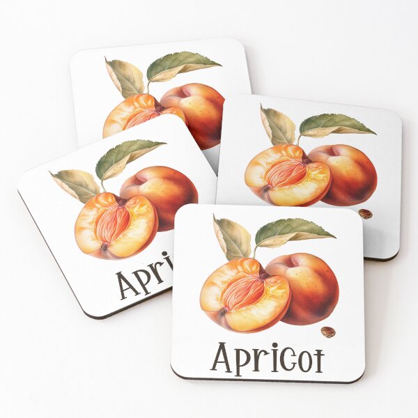 Item preview, Watercolor Illustration of Apricot designed and sold by Sketch-Shack.