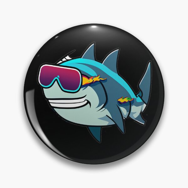 Item preview, glasses shark  designed and sold by czarnyfeniks.