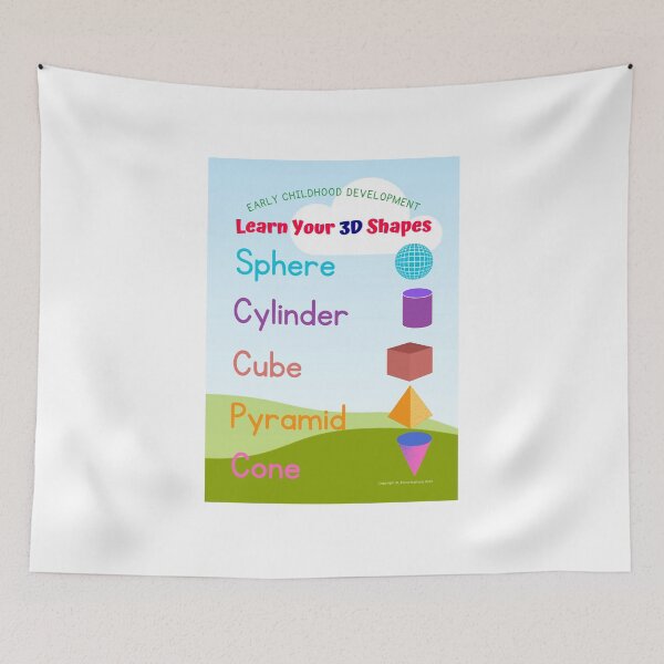 Item preview, Classroom Posters 3D Shapes & other school learning supplies  designed and sold by AlonaM.