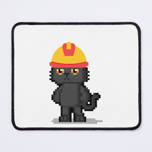 Item preview, National Cat Appreciation Day - Pixelated Black Cat Cartoon, Cute Cat Gifts For Cat Lovers, Pixel Cat, Gamer Cat, Gamers designed and sold by haRexia.