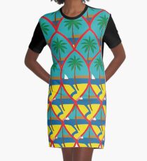 Guam Seal Muster T-Shirt Kleid