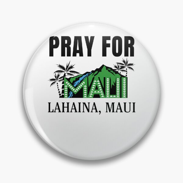 Item preview, Pray for Lahaina Maui Hawaii Strong Wildfire Support designed and sold by BunBuntheDog-.