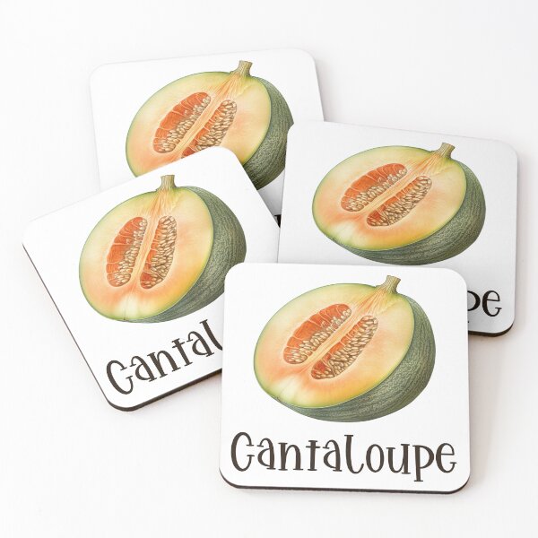 Item preview, Watercolor Illustration of Cantaloupe  designed and sold by Sketch-Shack.