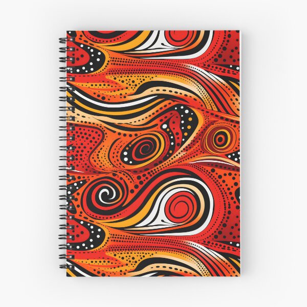 Item preview, Aboriginal art with red designed and sold by FK-UK.
