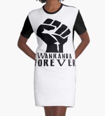 wakanda forever Graphic T-Shirt Dress