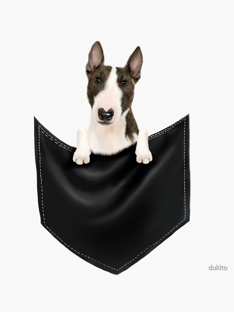 Just Bully English Bull Terrier Cartoon Dog - English Bull Terrier -  Sticker