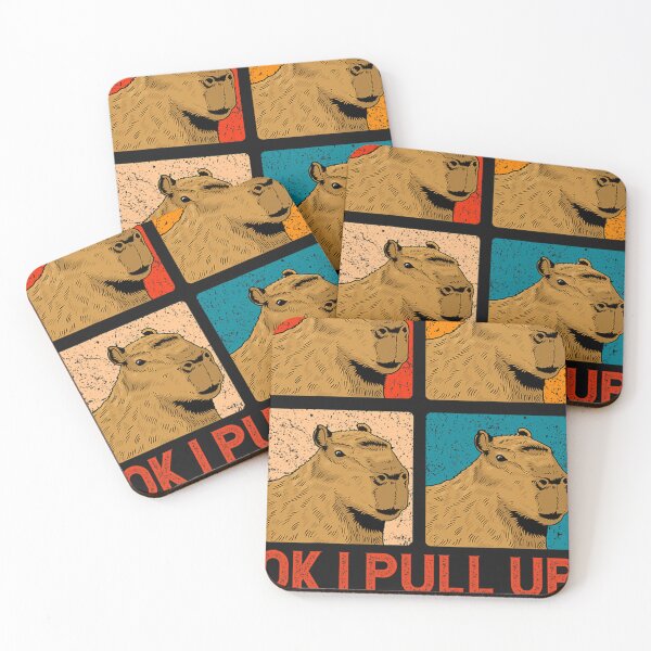 Item preview, Ok I Pull Up Capybara  designed and sold by AlanBurkhar.