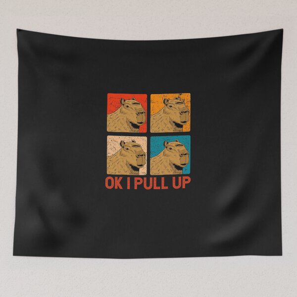 Item preview, Ok I Pull Up Capybara  designed and sold by AlanBurkhar.